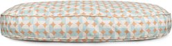 Carolina Pet Oval Lounger Pillow Dog Bed with Removable Cover, Sunny Geo, X-Large