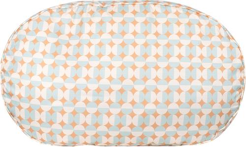 Show full view: Carolina Pet Oval Lounger Pillow Dog Bed with Removable Cover, Sunny Geo, X-Large slide 5 of 10