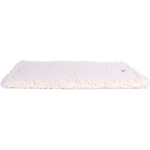Carolina Pet Sherpa Comfort Cushion Pillow Dog Bed, Natural, Large