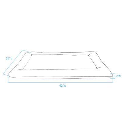 Show full view: Carolina Pet Sherpa Comfort Cushion Pillow Dog Bed, Natural, Large slide 7 of 7