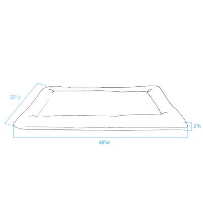 Show full view: Carolina Pet Sherpa Comfort Cushion Pillow Dog Bed, Natural, X-Large slide 7 of 7