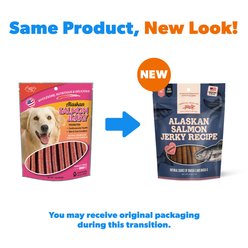 Carolina Prime Pet Alaskan Salmon Jerky Dog Treats, 1-lb bag slide 2 of 3