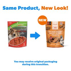 Carolina Prime Pet Chicken Breast & Sweet 'Tater Fillets Dog Treats, 1-lb bag slide 2 of 3