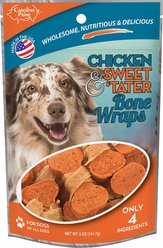 Carolina Prime Pet Chicken & Sweet 'Tater Bone Wraps Dog Treats, 5-oz bag