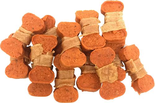 Show full view: Carolina Prime Pet Chicken & Sweet 'Tater Bone Wraps Dog Treats, 5-oz bag slide 4 of 4