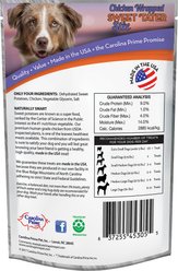 Carolina Prime Pet Chicken Wrapped Sweet 'Tater Stix Dehydrated Dog Treats, 5-oz bag slide 2 of 3