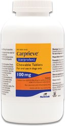 Carprieve (Carprofen) Chewable Tablets, 100mg, 60 chewable tablets