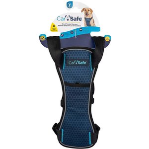 CarSafe Crash Tested Back Clip Dog Harness, Blue, Large
