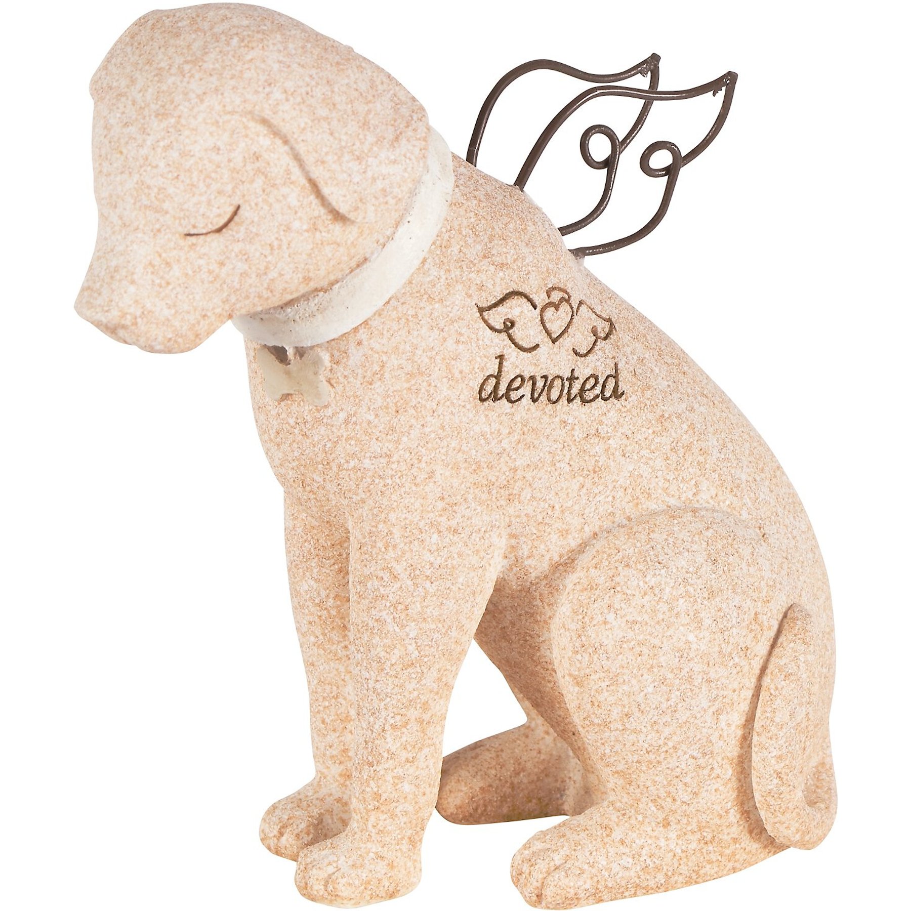 Carson Industries Faithful Angels Dog Statue