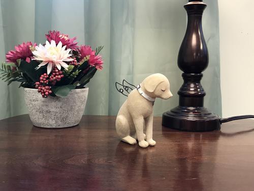Show full view: Carson Industries Faithful Angels Dog Statue slide 4 of 5