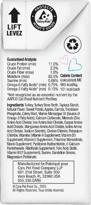 Show full view: Caru Classic Turkey Stew Grain-Free Wet Cat Food, 5.5-oz, case of 12 slide 7 of 9