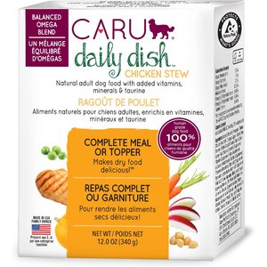 Caru Daily Dish Chicken Stew Grain-Free Wet Dog Food, 12-oz, case of 12