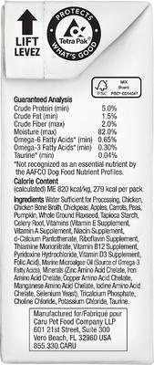 Show full view: Caru Daily Dish Chicken Stew Grain-Free Wet Dog Food, 12-oz, case of 12 slide 8 of 10