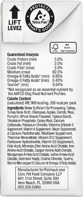 Show full view: Caru Daily Dish Turkey Stew Grain-Free Wet Dog Food, 12-oz, case of 12 slide 7 of 11