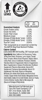 Show full view: Caru Daily Dish Turkey with Lamb Stew Grain-Free Wet Dog Food, 12-oz, case of 12 slide 8 of 10