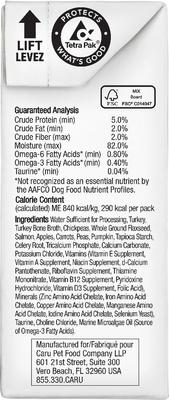 Show full view: Caru Daily Dish Turkey with Wild Salmon Stew Grain-Free Wet Dog Food, 12-oz, case of 12 slide 8 of 11