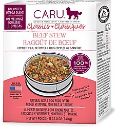 Caru Real Beef Stew Grain-Free Wet Dog Food, 12-oz, case of 12