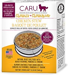 Caru Real Chicken Stew Grain-Free Wet Dog Food, 12-oz, case of 12