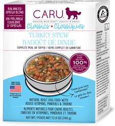Caru Real Turkey Stew Grain-Free Wet Dog Food, 12-oz, case of 12