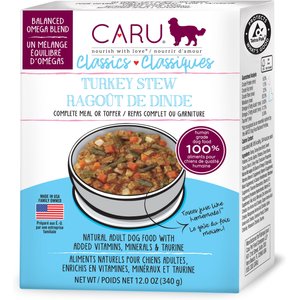 Caru Real Turkey Stew Grain-Free Wet Dog Food, 12-oz, case of 12