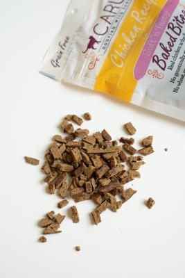Show full view: Caru Soft 'n Tasty Baked Bites Chicken Recipe Grain-Free Cat Treats, 2.75-oz bag slide 4 of 5