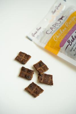 Show full view: Caru Soft 'n Tasty Baked Bites Chicken Recipe Grain-Free Dog Treats, 4-oz bag slide 4 of 6