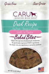 Caru Soft 'n Tasty Baked Bites Duck Recipe Grain-Free Dog Treats, 3.5-oz bag