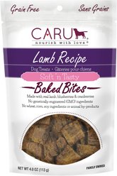 Caru Soft 'n Tasty Baked Bites Lamb Recipe Grain-Free Dog Treats, 4-oz bag