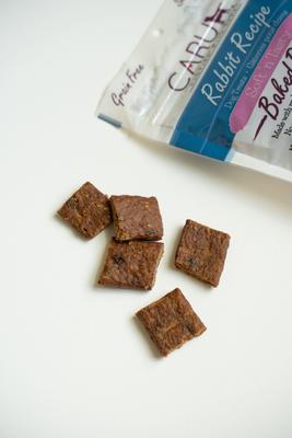 Show full view: Caru Soft 'n Tasty Baked Bites Rabbit Recipe Grain-Free Dog Treats, 3.5-oz bag slide 4 of 6