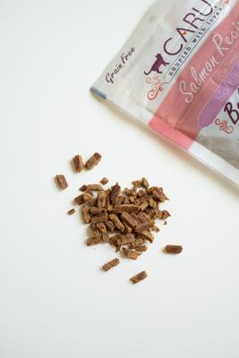 Show full view: Caru Soft 'n Tasty Baked Bites Salmon Recipe Grain-Free Cat Treats, 2.75-oz bag slide 4 of 8