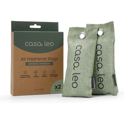 Casa Leo Casa Leo Charcoal Cat Litter Box Replacment Bags, 2 count