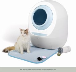 Casa Leo Leo's Loo Cat Litter Box Mat, Baby Blue slide 2 of 5