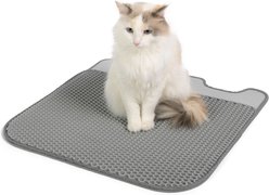 Casa Leo Leo's Loo Cat Litter Mat, Grey