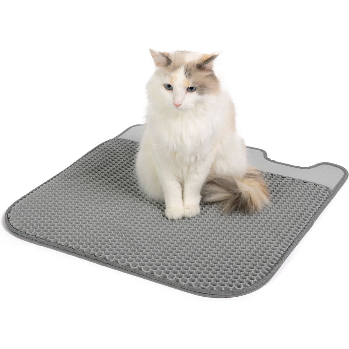 Casa Leo Leo's Loo Cat Litter Box Mat, Grey