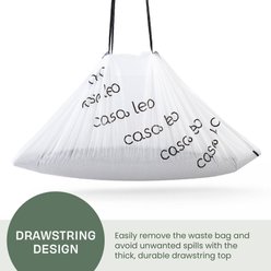 Casa Leo Leo's Loo Drawstring Waste Drawer Liners for Automatic Self-Cleaning Litter Boxes, 25 Count slide 2 of 8