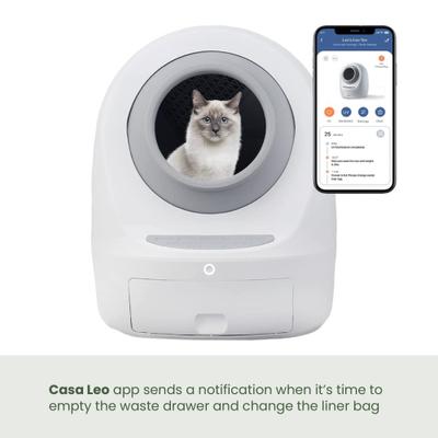 Show full view: Casa Leo Leo's Loo Drawstring Waste Drawer Liners for Automatic Self-Cleaning Litter Boxes, 25 Count slide 8 of 9