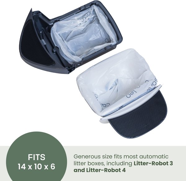 Show full view: Casa Leo Leo's Loo Lavender Scented Self-Cleaning Drawstring Waste Drawer Box Liners, 25 count slide 5 of 8