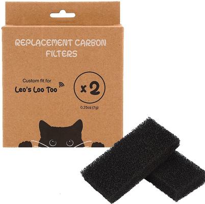 Show full view: Casa Leo Leo's Loo Too Cat Replacement Filters, 2 count slide 6 of 6