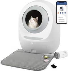 Casa Leo Leo's Loo Too WiFi Enabled Automatic Self-Cleaning Cat Litter Box Variety Pack, Leo Gray