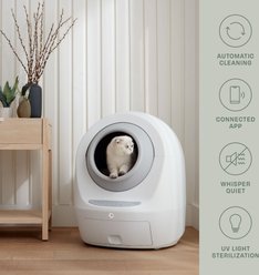 Casa Leo Leo's Loo Too WiFi Enabled Automatic Self-Cleaning Cat Litter Box Variety Pack, Leo Gray slide 2 of 9