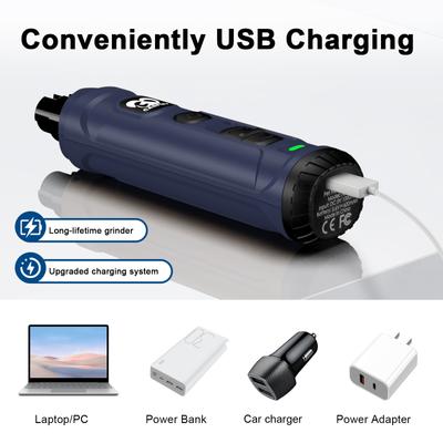 Show full view: Casfuy 2 LED Light Grooming Dog & Cat Paw Nail Grinder, Blue slide 7 of 8