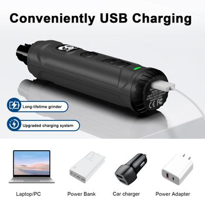 Show full view: Casfuy 2 LED Light Grooming Dog & Cat Paw Nail Grinder, Grey slide 7 of 8