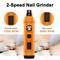 Show in main carousel: Casfuy 2 LED Light Grooming Dog & Cat Paw Nail Grinder, Orange slide 6 of 8