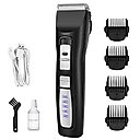 Casfuy 2-Speed Cordless Quiet Dog & Cat Hair Grooming Clippers Kit, Black
