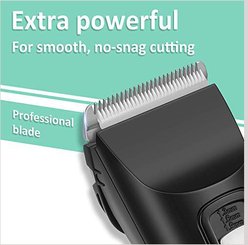 Casfuy 2-Speed Cordless Quiet Dog & Cat Hair Grooming Clippers Kit, Black slide 2 of 6