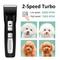 Show in main carousel: Casfuy 2-Speed Cordless Quiet Dog & Cat Hair Grooming Clippers Kit, Black slide 3 of 7