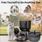 Show in main carousel: Casfuy 2-in-1 Automatic Cat Feeder & Water Fountain Set, Black, 3-L & 2-L slide 4 of 10