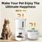 Show in main carousel: Casfuy 2-in-1 Automatic Cat Feeder & Water Fountain Set, White, 3-L & 2-L slide 3 of 9