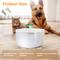 Show in main carousel: Casfuy W7 Multi-directional Streams Quiet Automatic Dog & Cat Water Fountain, 70-oz, White slide 2 of 9