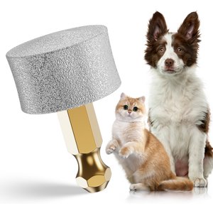 Casfuy Upgraded Quiet 6 Speed Electric Dog & Cat Nail Grinder with 2 LED Lights